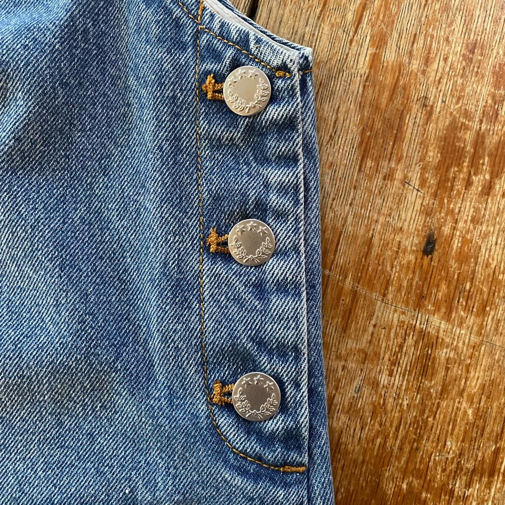NWT Alex Mill Blue Denim Shift Dress - Picture 7 of 8